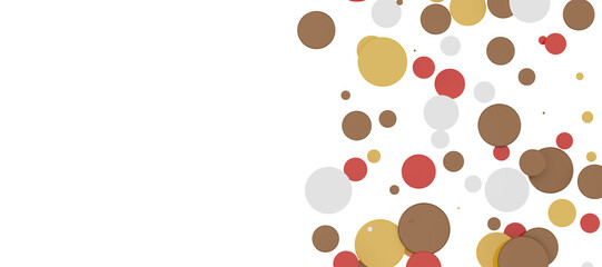 Confetti, paper triangle on the floor, fancy, colorful, celebration party