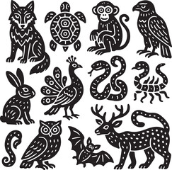 Detailed animal illustration in vibrant colors