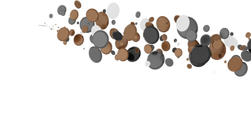  Multicolored confetti on white