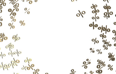 percent sign rain  percentage icon interest rate