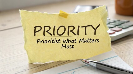 Sticky Note Reminder for Priority and Important Task Management