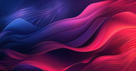Abstract waves in vibrant colors create a dynamic visual experience.