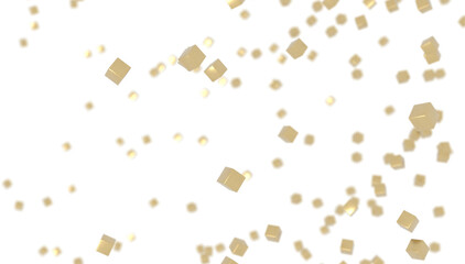 abstract lines with dots over dark background.