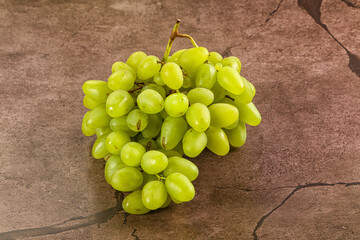 Green juicy sweet ripe Grape bunch
