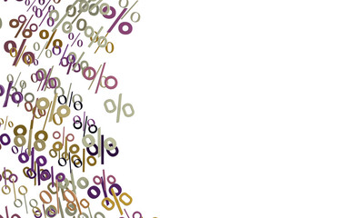 Blurred sale background. 3d