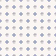 Geometric and flower line ethnic seamless pattern. Teardrop shape and flower vector pattern template for fabric, wallpaper, stationery, wrapping, card, and phone cases.