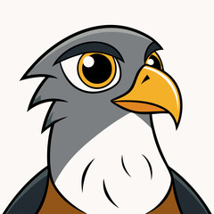 eagle head vector illustration