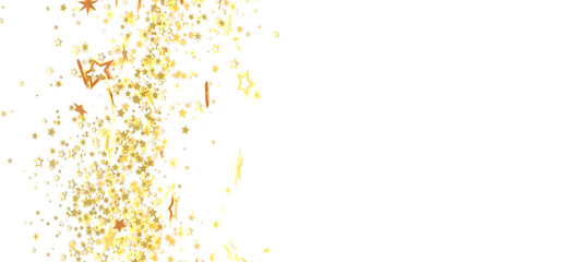 Sparkling gold stars on white. Perfect for holidays, celebrations, and more!