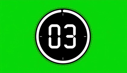 Countdown timer displaying "03