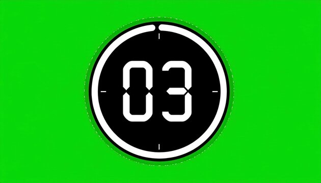 Countdown timer displaying "03