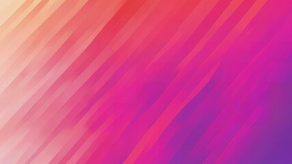 Fototapeta premium Diagonal gradient stripes transition from pale peach to vibrant pink and purple abstract