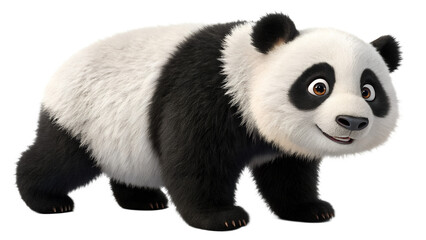 Obraz premium Find cute panda bear images: cartoon panda illustration for kids and animal lovers, adorable panda pictures