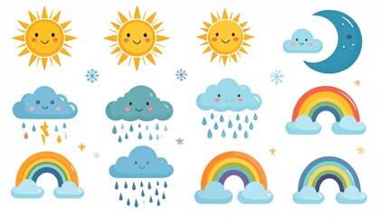 Cute weather icons (2)