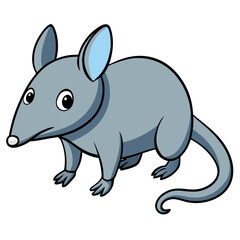 vector illustration of a cartoon squirrel