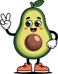 Funny strawberry owl hybrid character on skateboard, quirky fruit animal cartoon, creative vector illustration, cute fantasy bird fruit design