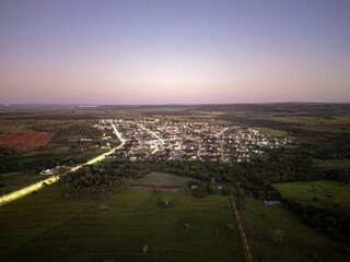 Itaja, Goias, Brazil - 05 02 2024: small town of Itaja in the interior of Goias during the morning