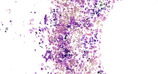 Sparkling star confetti. Festive, magical backdrop for celebrations, holidays, and more.