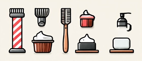 Barber shop supplies