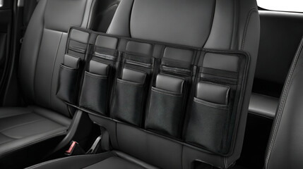 Car Seat Organizer background isolated on a Transparent background, PNG file.