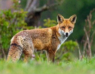 Fototapeta premium red fox vulpes