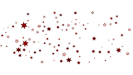 Red Star Scatter Background