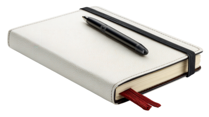 Designer Notebook background isolated on a Transparent background, PNG file.
