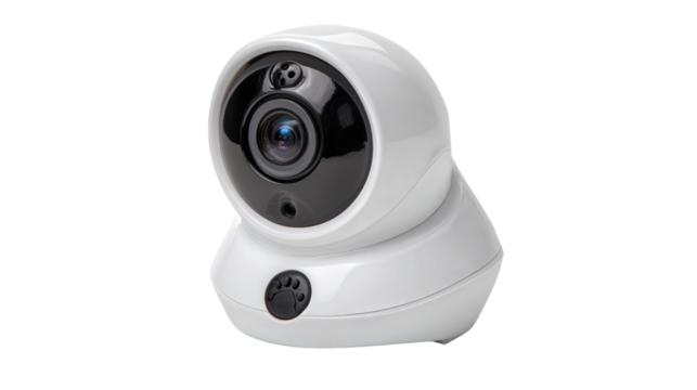 Digital Pet Camera background isolated on a Transparent background, PNG file.