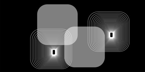 vector illustration of abstract geometry