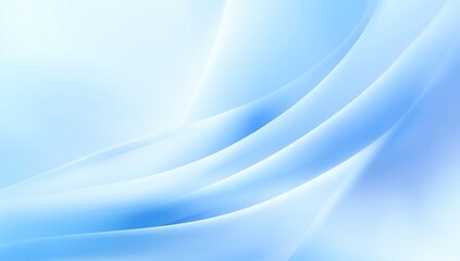 Obraz premium Soft Blue Abstract Background with Flowing Curves for Digital Design and Web Layouts