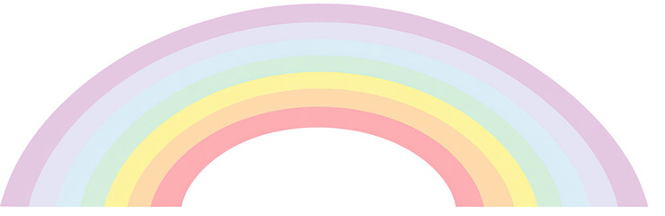 Obraz premium Pastel Rainbow (5)