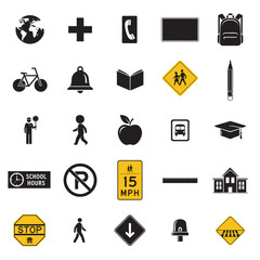 School Zone Safety & Educational Traffic Sign Collection