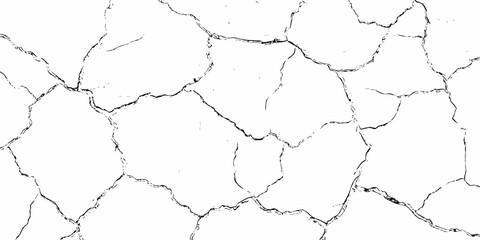 modern black and white scratch and cracks grunge texture dust and distressed wall pattern white background..

