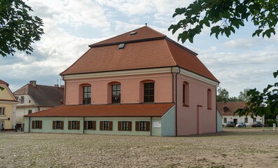 The Great Synagogue in Tykocin - one of the oldest and best-preserved synagogues in Poland from the 17th century.