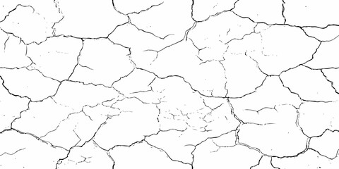 modern black and white scratch and cracks grunge texture dust and distressed wall pattern white background..

