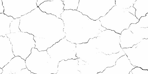 modern black and white scratch and cracks grunge texture dust and distressed wall pattern white background..

