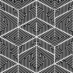 Op Art Illusion with Geometric Shapes Abstract Optical Illusion and Hypnotic Pattern Creates a Mesmerizing Visual