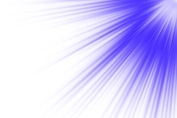 Sun Rays Overlay, Blue Purple Glowing Sunburst Light Effect, Bright Shine Flare Isolated on Transparent Background for Modern Design and Visual Effects