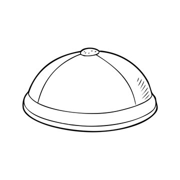 black and white school hat drawing clip art preview