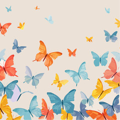 Bunte Schmetterlinge