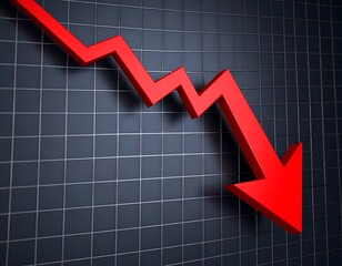 Downward trend graph