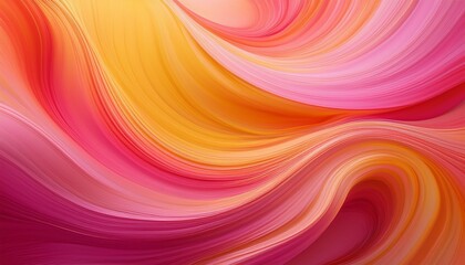 Fototapeta premium vibrant pink orange and yellow hues swirl in a dreamy blurred abstract background mesmerizing color blend creates an ethereal feel