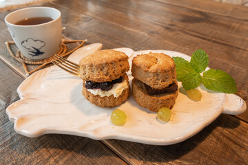 のほほんcafeボワジョリの全粒粉スコーン