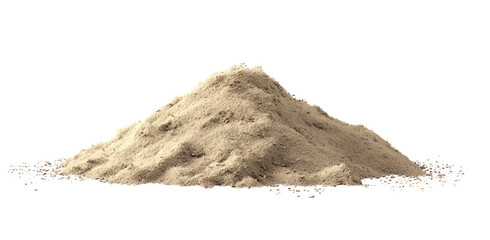 Pile of light beige sand (1)