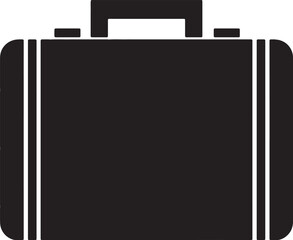 Luxury Travel Luggage Icon Premium Suitcase Set Vector