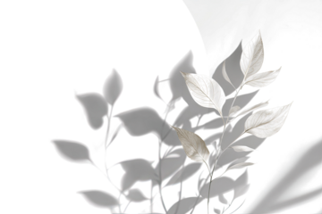 Abstract grayscale image of leaves