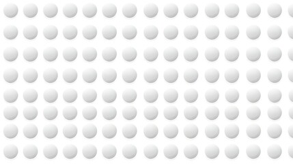Uniform White Circles on Clean Background for Modern Design Projects