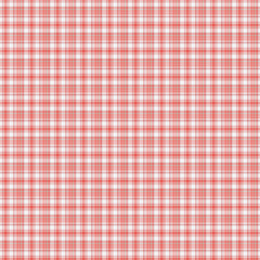 Seamless Red and White Plaid Pattern Texture Background