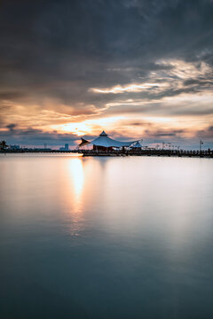 The Ancol Love Bridge, Taman Impian Jaya Ancol, Jakarta, Indonesia