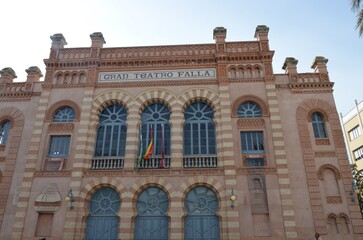Gran Teatro Falla, in Plaza Fragela, Cadiz
