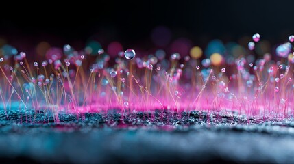 Quantum computing abstract bits with quantum computing, quantum computing surreal visualization, quantum computing particle trails